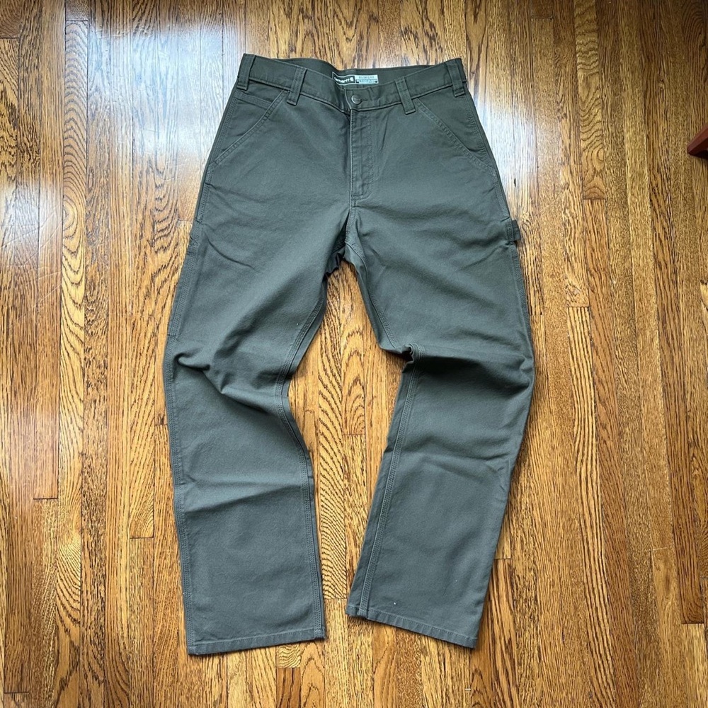 New Carhartt Green Cargo Pants